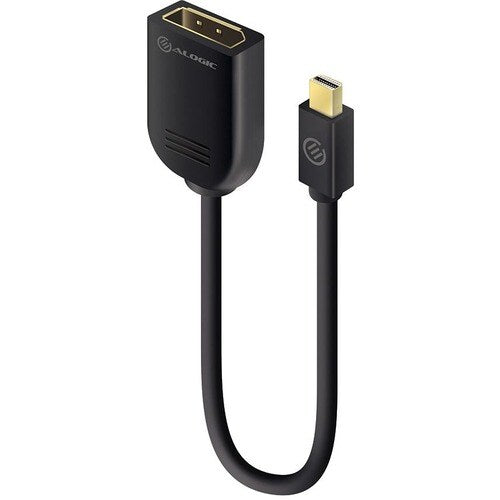 Adaptador Mini DisplayPort a DisplayPort Alogic de 15 cm (macho a hembra, compatible con 4K)