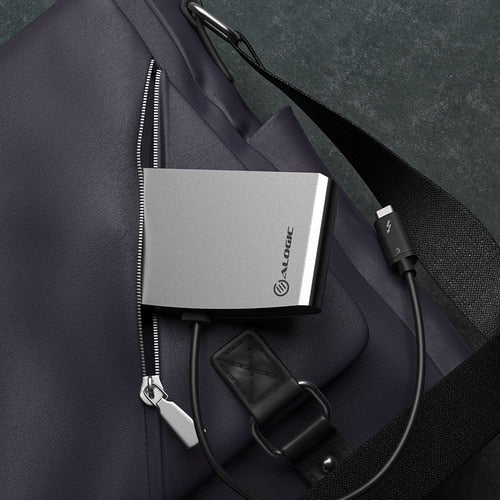 Estación de acoplamiento portátil ALOGIC ThunderBolt 3 Dual HDMI con 4K - Gris espacial - 2