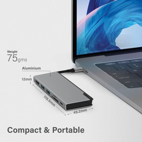 Base ALOGIC Ultra USB-C UNI - 2 puertos USB