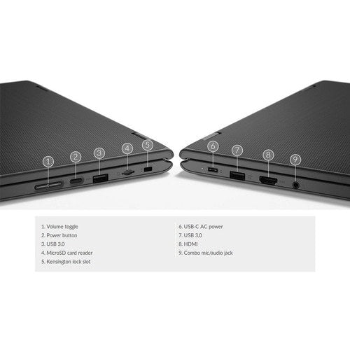 Lenovo 300e Windows 2nd Gen 82GK0017CF 11.6\" Touchscreen Netbook - HD - AMD 3015e - 4 GB