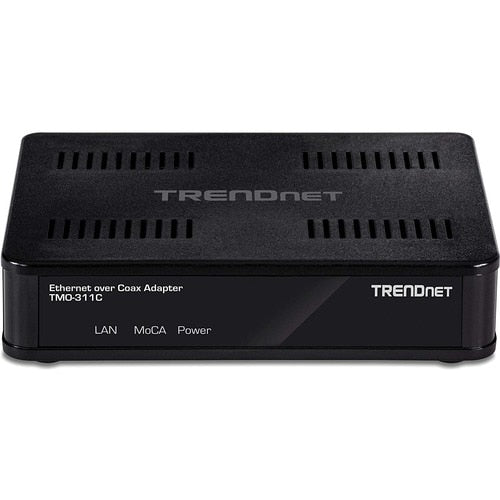TRENDnet Ethernet Over Coax Adapter, Backward Compatible With MoCA 1.1 & 1.0, Gi