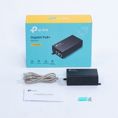 Inyector PoE+ TP-Link: entrada de 120 V CA y 230 V CA