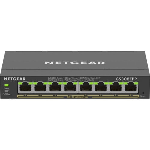 8PORT GB HP POE+ SMART PLUS