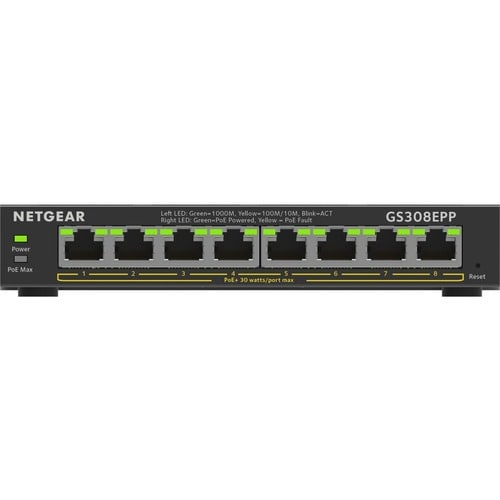 8PORT GB HP POE+ SMART PLUS