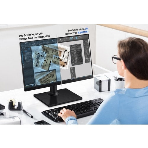 Samsung F22T454FQN 22\" Class Full HD LCD Monitor - 16:9 - Black - 22\" Viewable - In-plan