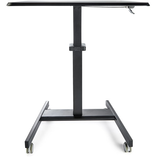MOBILE STANDING DESK PORTABLE SIT STAND ERGONOMIC ROLLING CART