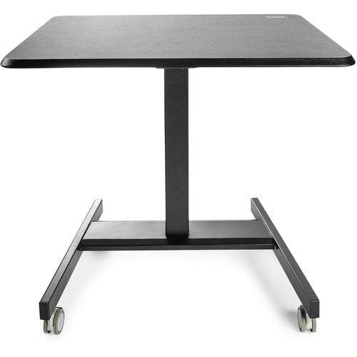 MOBILE STANDING DESK PORTABLE SIT STAND ERGONOMIC ROLLING CART