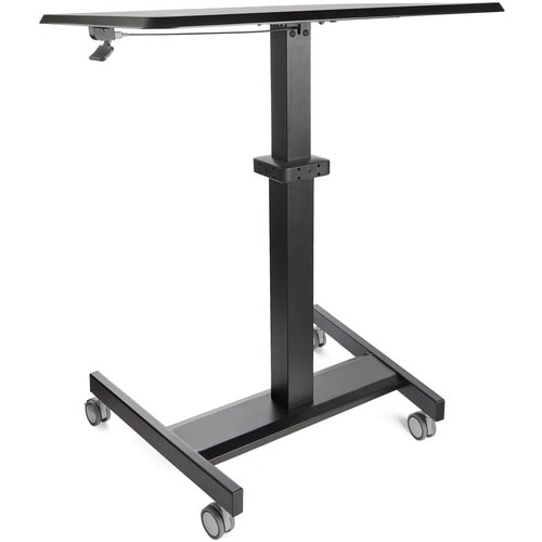 MOBILE STANDING DESK PORTABLE SIT STAND ERGONOMIC ROLLING CART