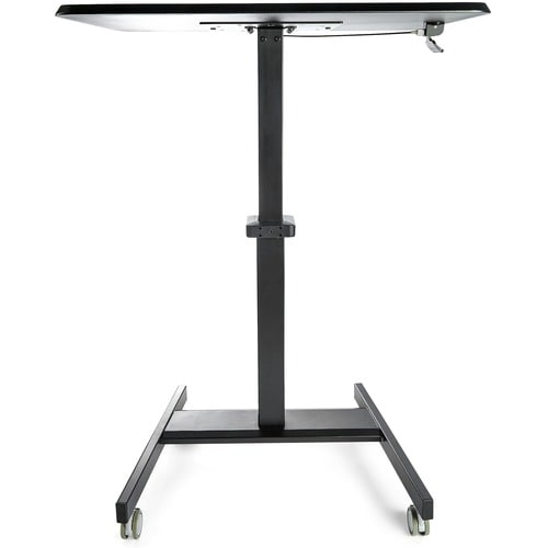 MOBILE STANDING DESK PORTABLE SIT STAND ERGONOMIC ROLLING CART