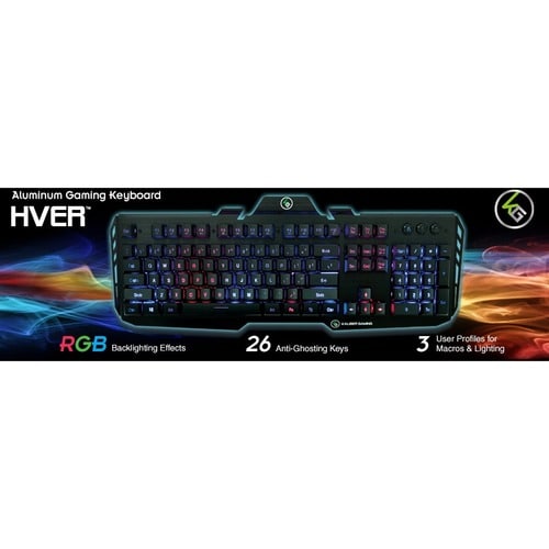 ALUMINUM GAMING KEYBOARD W/RGB
