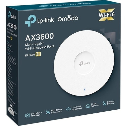 Tp Link TP-Link EAP660 HD Dual Band 802.11ax 3.52 Gbit/s Wireless Access Point
