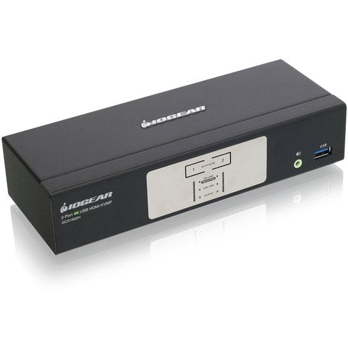 KVM 4K 2 PORTS AVEC CONNEXION HDMI HUB USB 3.0 AUDIO TAA