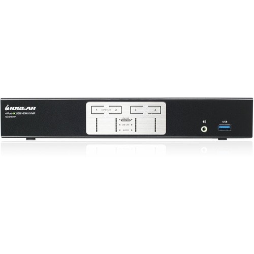 KVM 4 PORTS 4K AVEC CONNEXION HDMI HUB USB 3.0 AUDIO TAA