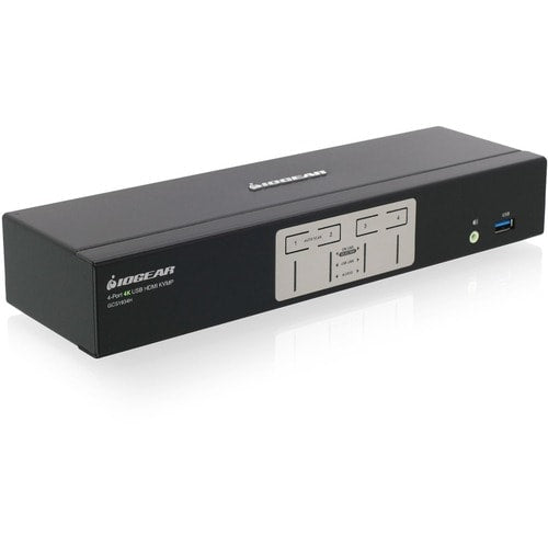 KVM 4 PORTS 4K AVEC CONNEXION HDMI HUB USB 3.0 AUDIO TAA
