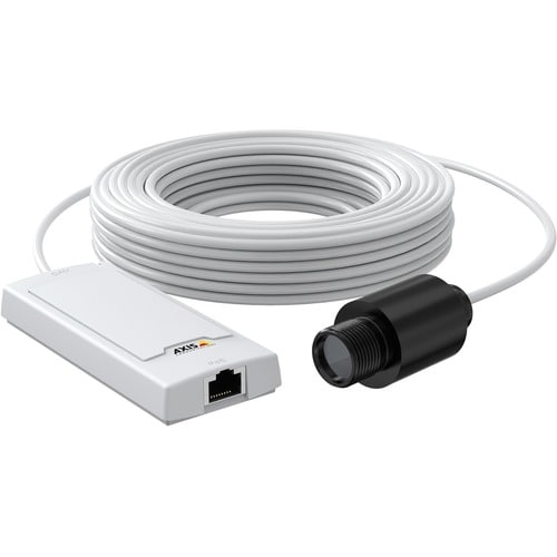 AXIS P1280-E 300 Kilopixel Indoor/Outdoor Network Camera - Color - White - H.26