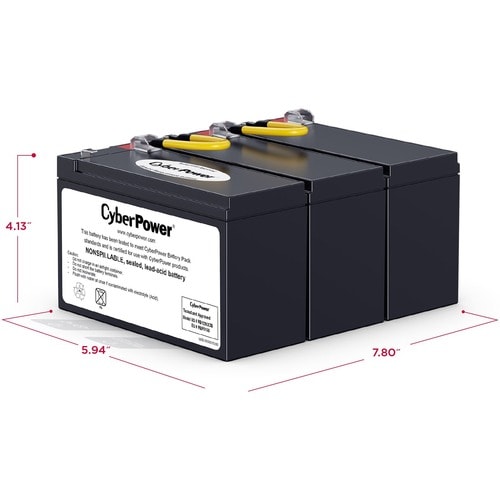 Batterie pour onduleur CyberPower CyberPower RB1290X3B - 9 000 mAh - 12 V CC