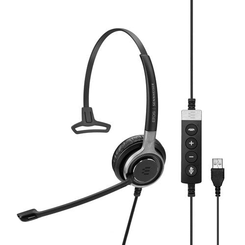 Auriculares EPOS IMPACT SC 630 USB ML - Mono - USB Tipo A - Con cable - Supraaurales