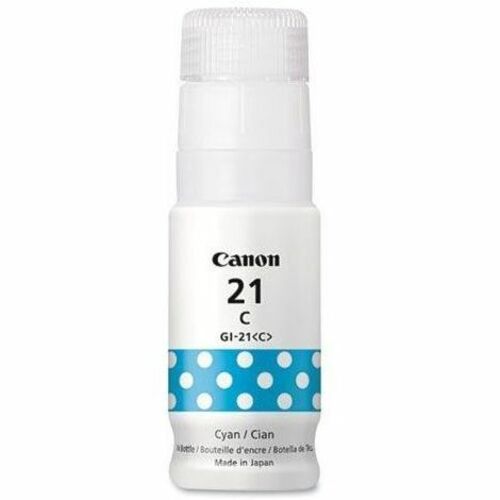 Canon GI-21 Cyan Ink Tank - Inkjet - Cyan - 70 mL - 1 Pack