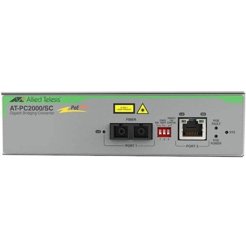 Transceptor/convertidor de medios PC2000/SC de Allied Telesis - Red (RJ