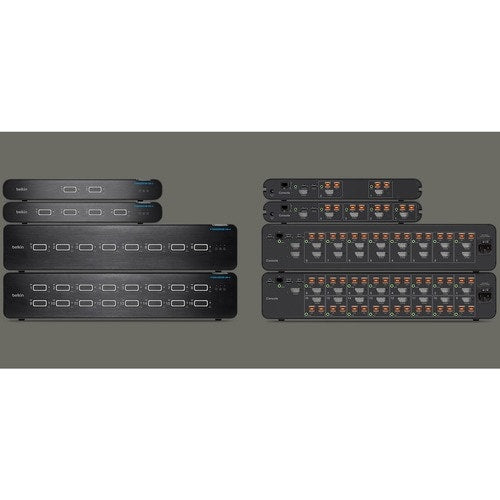 4 PORTS 1 TÊTE DP/HDMI UNIVERSEL SKVM MULTI 1