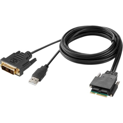Cable host modular DVI de un solo cabezal de Belkin de 1,83 m (6 pies) a 6 pies (1,83 m) Cable KVM DVI/modular/USB-A