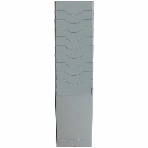 Pyramid 400-10 Support pour fiches de pointage à 10 compartiments - 10 compartiments - Hauteur 406,40 mm (16 po)