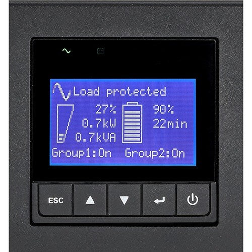 Onduleur réseau Eaton 9PX Lithium-Ion 1500 VA 1350 W 208 V 2U Rack/Tour