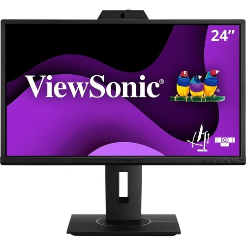 Moniteur LED Full HD ViewSonic Graphic VG2440V 24 pouces avec webcam - 16:9 - Noir