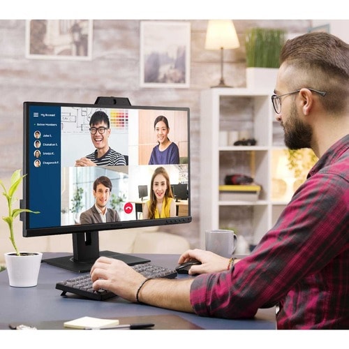 Moniteur LED Full HD ViewSonic Graphic VG2440V 24 pouces avec webcam - 16:9 - Noir