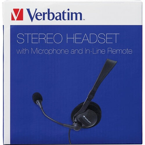 Verbatim Stereo Headset with Microphone and In