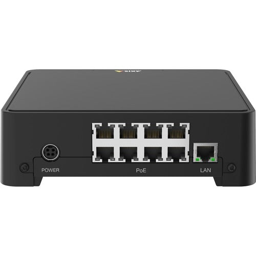 Enregistreur compact AXIS S3008 avec commutateur intégré pour la surveillance UHD