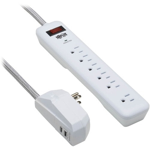 Parasurtenseur 7 prises Tripp Lite par Eaton Protect It! TLP616USB