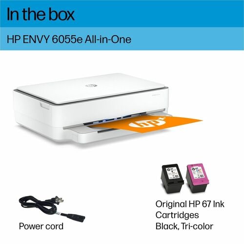 Impresora plana ML ENVY 6055E CLR P/S/C con alimentador automático de documentos (ADF) USB 4800 x 1200, 256 MB, 10/7 ppm