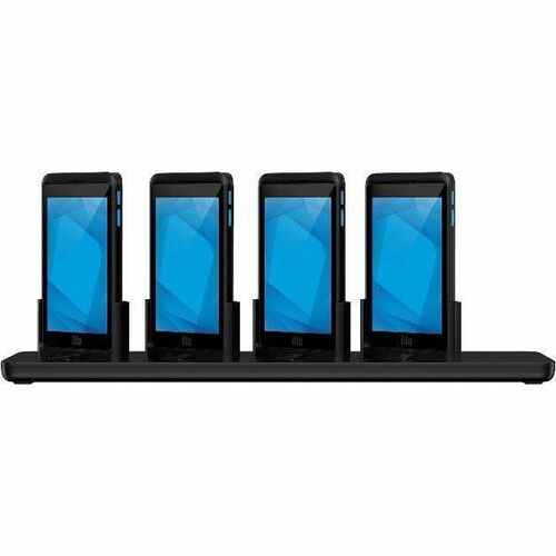 Cargador Elo DC10 de 4 ranuras - Con cable - Ordenador portátil - 4 ranuras - Tapa de carga