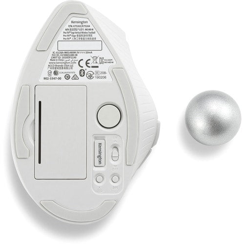 PRO FIT ERGO VERTICAL WIRELESS TRACKBALL WHITE (BROWN BOX)