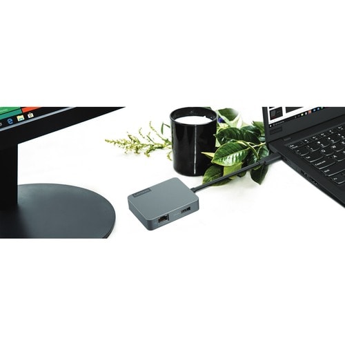 Concentrador de viaje Lenovo USB-C Gen2 para monitor