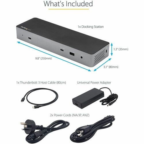 Station d'accueil StarTech.com Thunderbolt avec USB