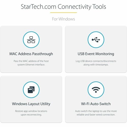 Station d'accueil StarTech.com Thunderbolt avec USB