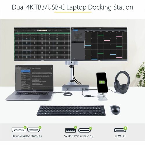 Station d'accueil StarTech.com Thunderbolt avec USB