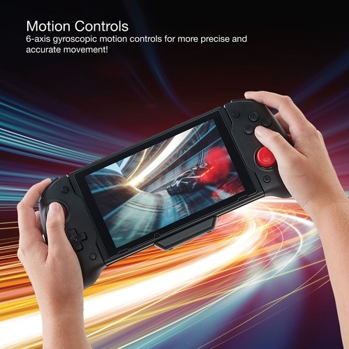 Manette Verbatim Pro avec poignée de console pour une utilisation avec Nintendo Switch