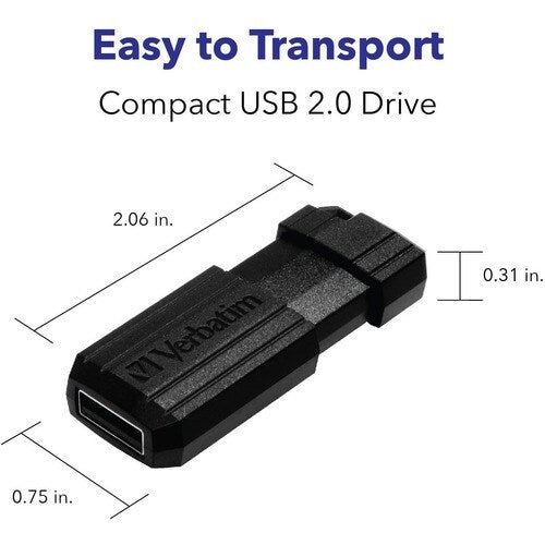 64GB PINSTRIPE USB FLASH DRIVE MULTI 10