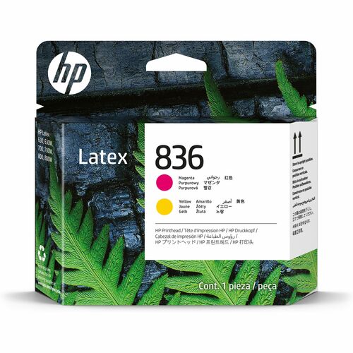 Tête d'impression HP d'origine - Pack magenta, jaune