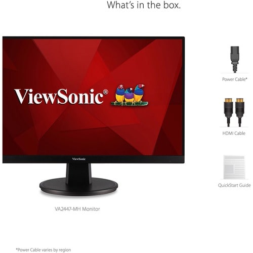 Moniteur LED Full HD ViewSonic Value VA2447-MH 24 pouces - 16:9