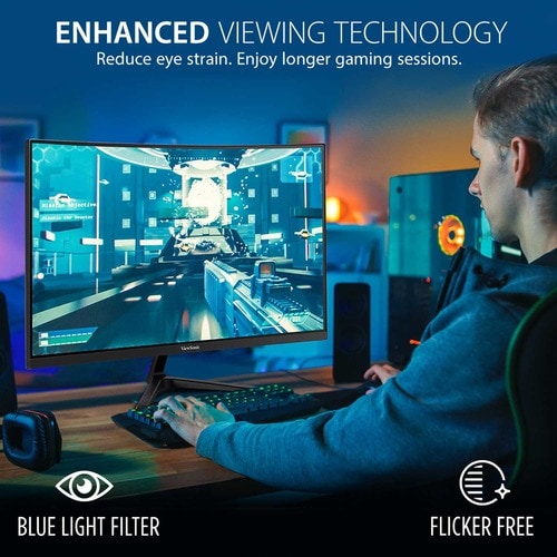 Moniteur LED incurvé WQHD ViewSonic OMNI VX2718-2KPC-MHD de 27 pouces