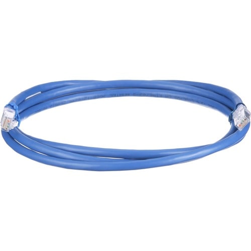 Cable de conexión de cobre PanNet Cat 6A 24 AWG UTP, 3 pies, azul - 3 pies (0,91 m) Categoría 6a Red