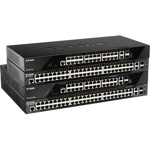 1520 SERIES SMART MANAGED 24PORT GB SWITCH W/ 2 SFP+ 2 10GBE