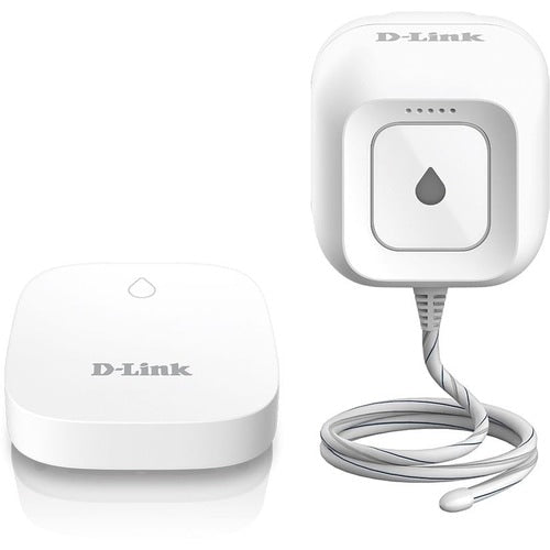 Kit de détection de fuite d'eau Wi-Fi intelligent pour toute la maison D-Link - Blanc