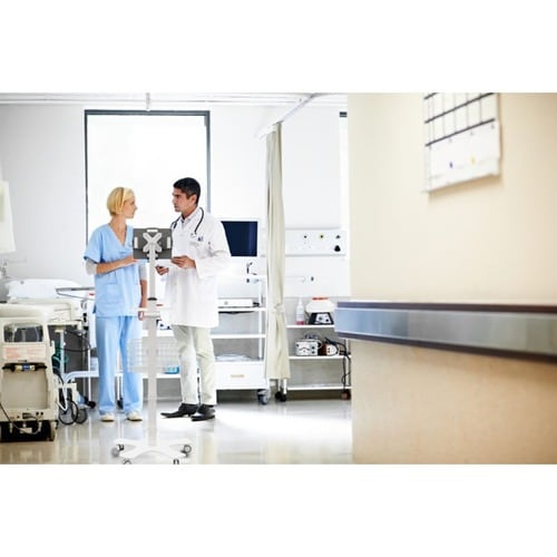 CTA Digital Medical Mobile Floor Stand with VESA T