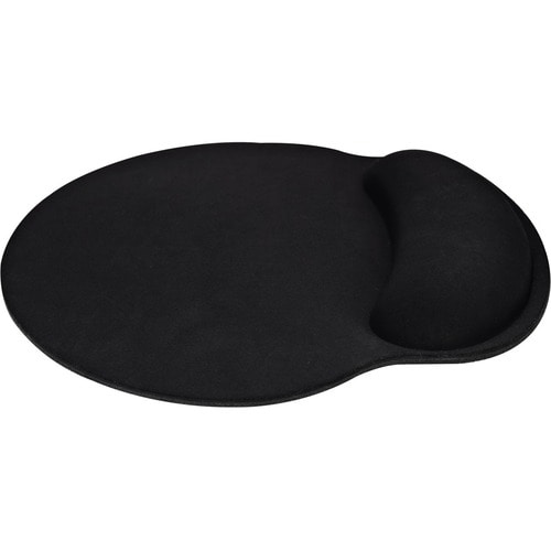 V7 MP03BLKV7 Memory Foam Mouse Pad with Wrist Rest