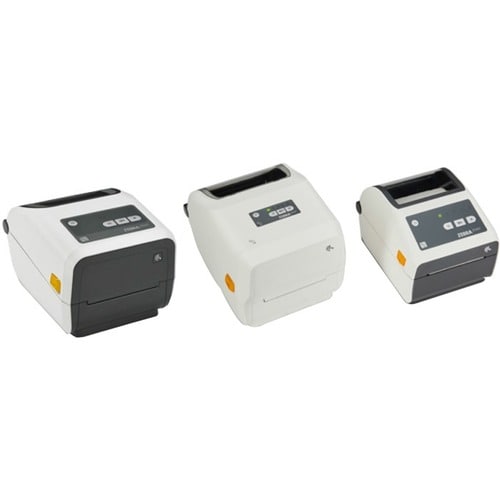 Imprimante à transfert thermique de bureau Zebra ZD421-HC - Monochrome - Portable - Étiquettes/